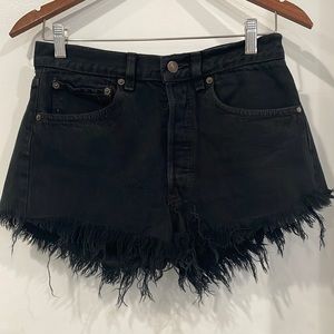 Black Levi Jean Shorts by Nasty Gal